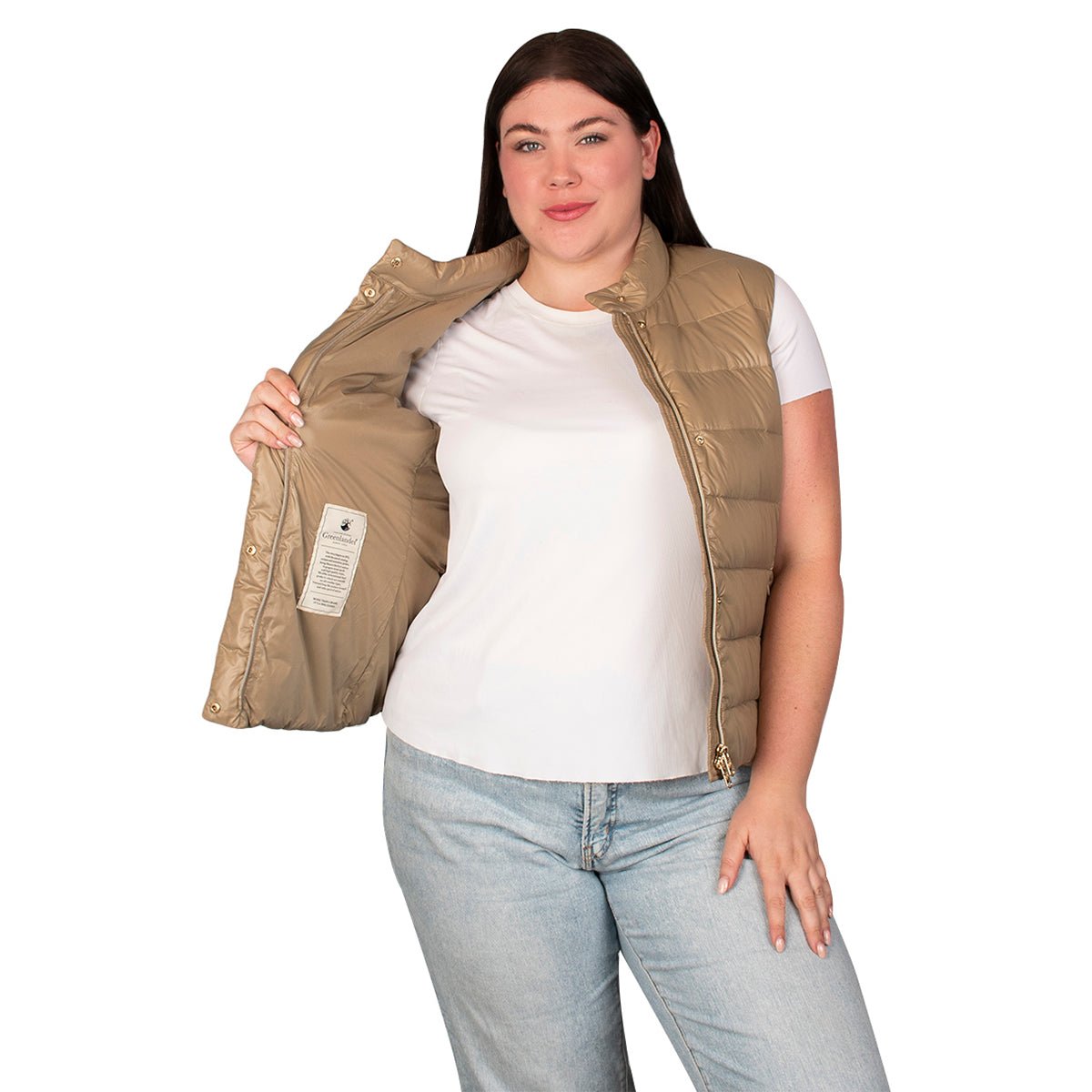 Chaleco De Pluma Ligera Mujer Plus Size - The Original Greenlander