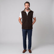 Chaleco fleece para hombre con bolsas a los costados y forro de fur Greenlander - Greenlander