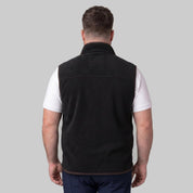 Chaleco fleece plus size para hombre con bolsas al costado y forro de fur Greenlander - Greenlander