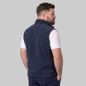 Chaleco fleece plus size para hombre con bolsas al costado y forro de fur Greenlander - Greenlander