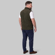 Chaleco fleece plus size para hombre con bolsas al costado y forro de fur Greenlander - Greenlander