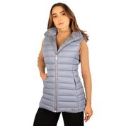 Chaleco largo capitonado para mujer con capucha desmontable Greenlander - Greenlander