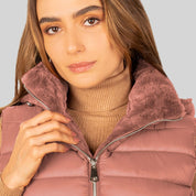 Chaleco largo capitonado para mujer con capucha desmontable Greenlander - Greenlander