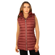 Chaleco largo capitonado para mujer con capucha desmontable Greenlander - Greenlander