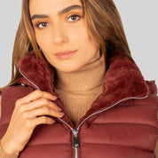 Chaleco largo capitonado para mujer con capucha desmontable Greenlander - Greenlander