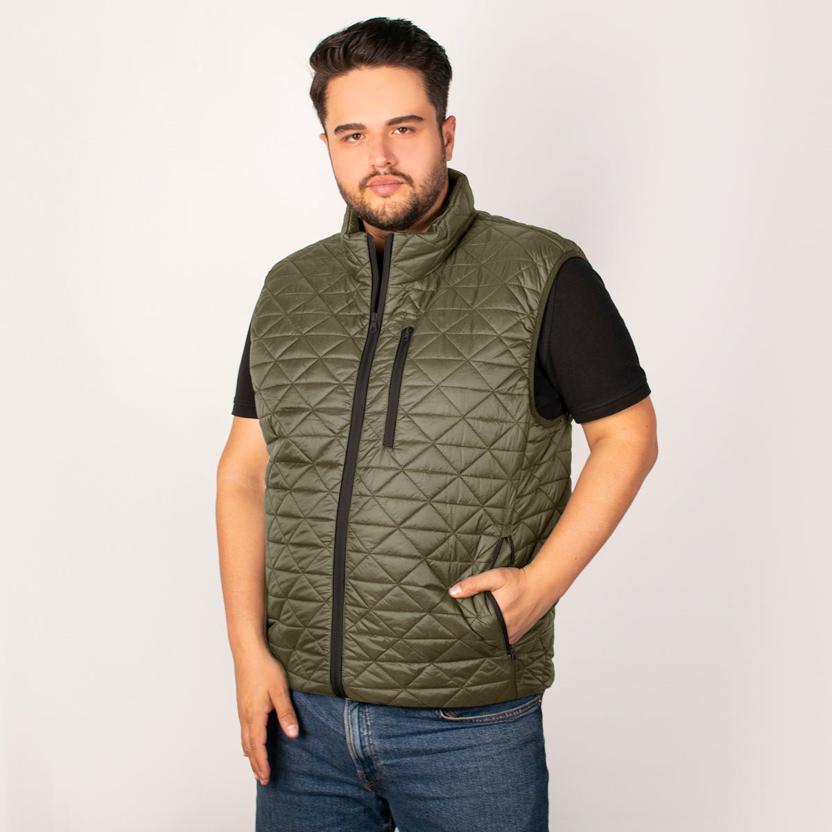 Chaleco Packabe Capitonado Ligero Plus Size Greenlander Hombre - The Original Greenlander