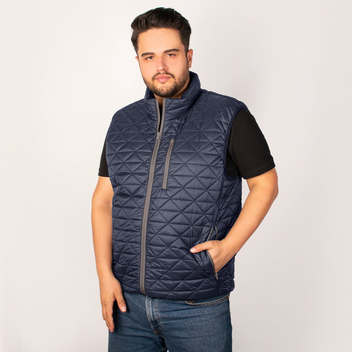 Chaleco Packabe Capitonado Ligero Plus Size Greenlander Hombre - The Original Greenlander