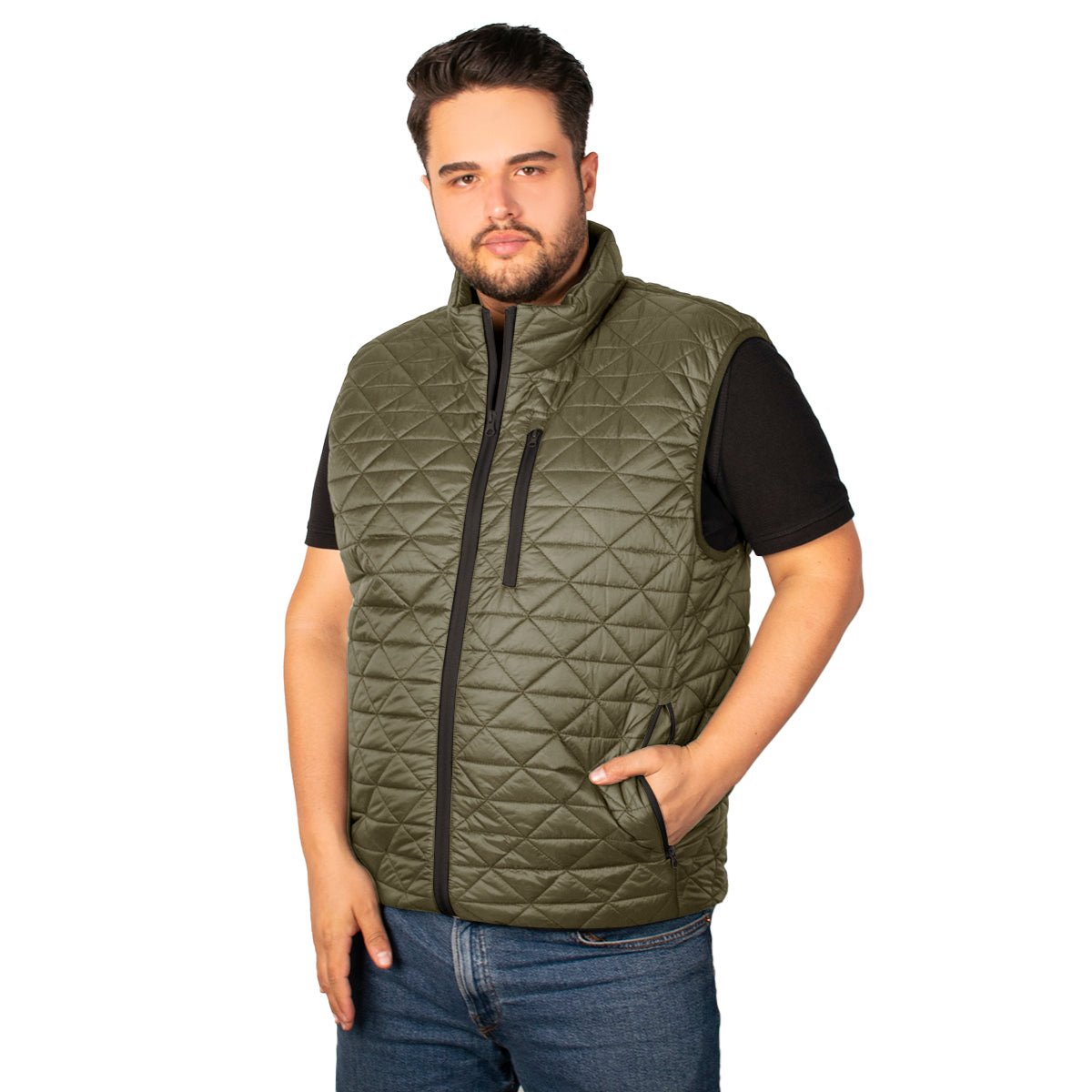 Chaleco Packabe Capitonado Ligero Plus Size Greenlander Hombre - The Original Greenlander
