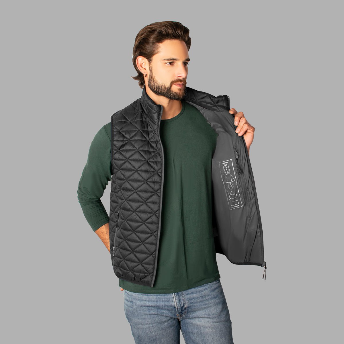 Chaleco Packable Capitonado Ligero Greenlander Hombre - The Original Greenlander