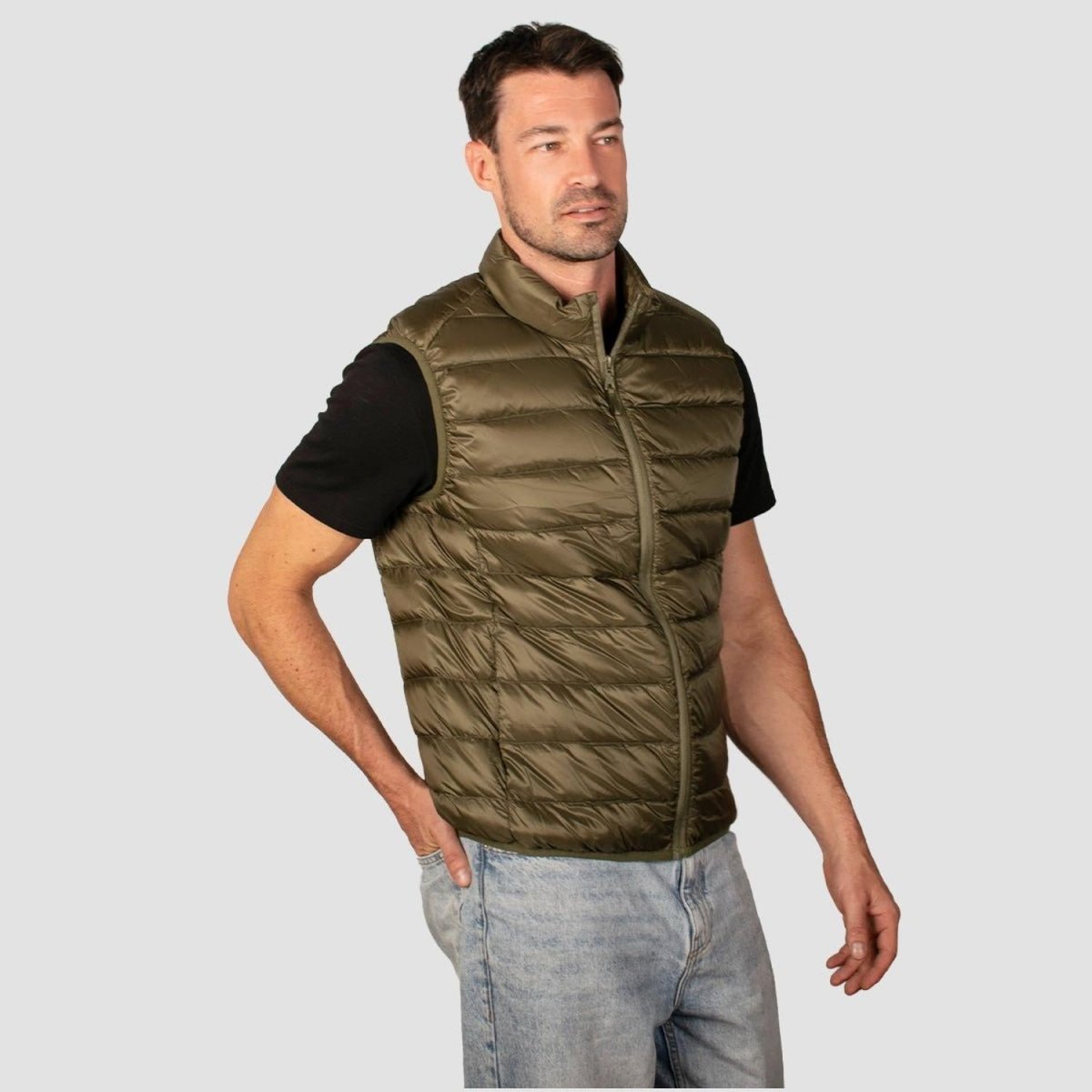 Chaleco Para Hombre Packable Capitonado Greenlander - Greenlander