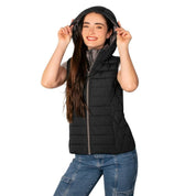 Chaleco Para Mujer Capitonado Con Gorro Greenlander - Greenlander