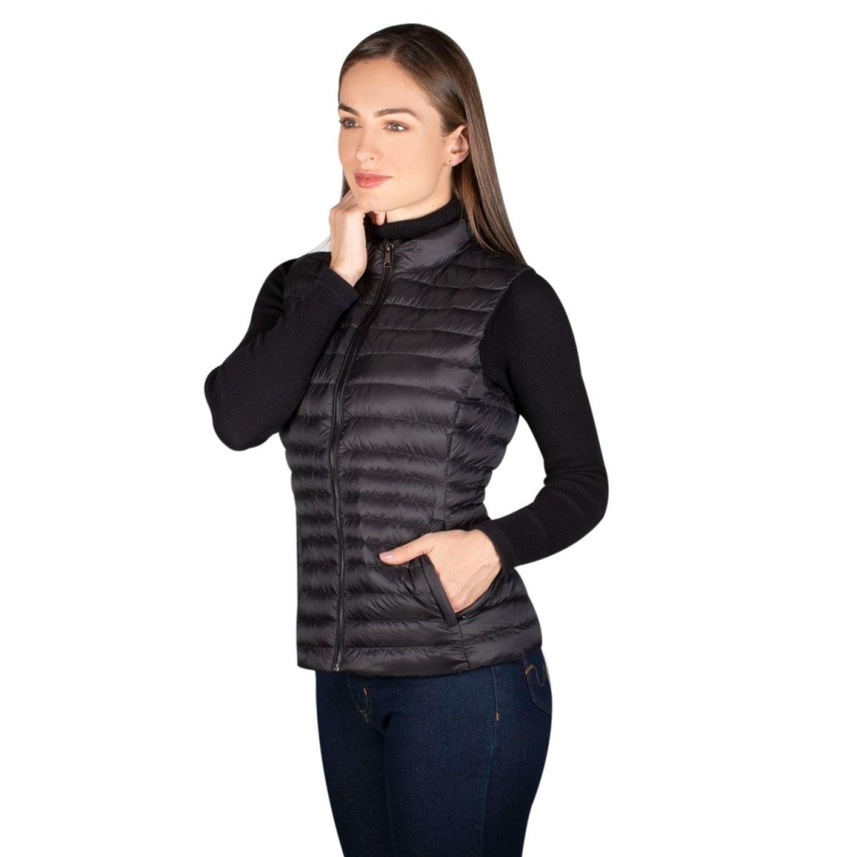 Chaleco Slim Fit De Pluma Mujer - Greenlander