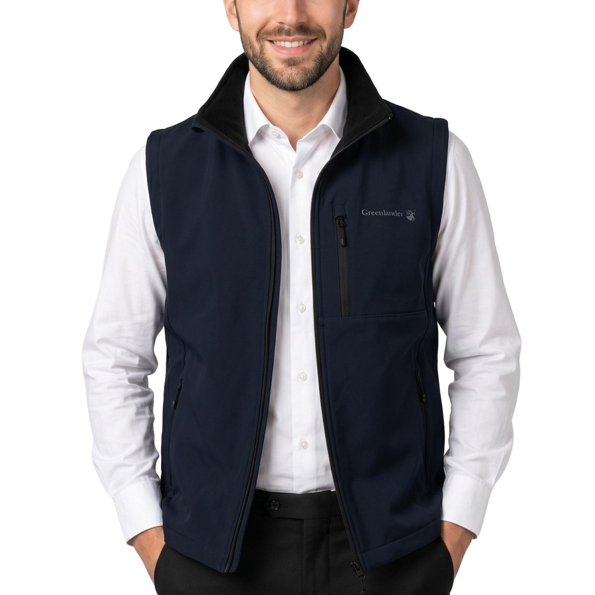 Chaleco softshell para hombre con bolsas al costado Greenlander - Greenlander