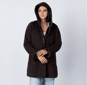 Chamarra Abrigo Fleece para Mujer con Gorro y Forro Afelpado | Greenlander - Greenlander
