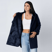 Chamarra Abrigo Fleece para Mujer con Gorro y Forro Afelpado | Greenlander - Greenlander