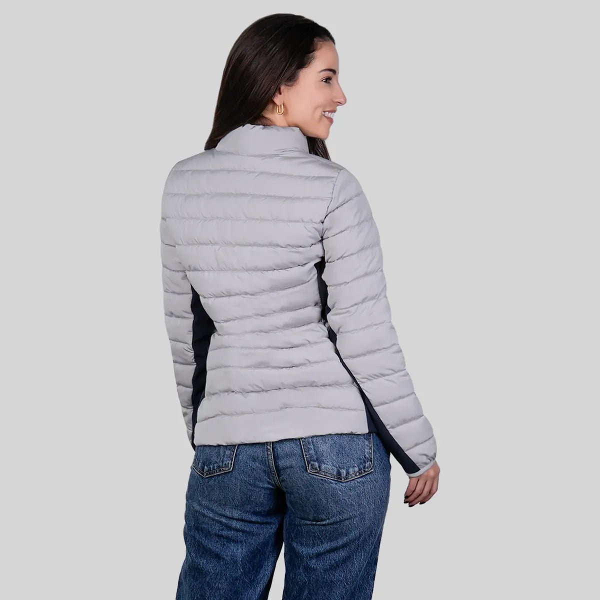 Chamarra Acolchada Capitonada para Mujer con Bolsillos y Cuello Alto | Greenlander - Greenlander