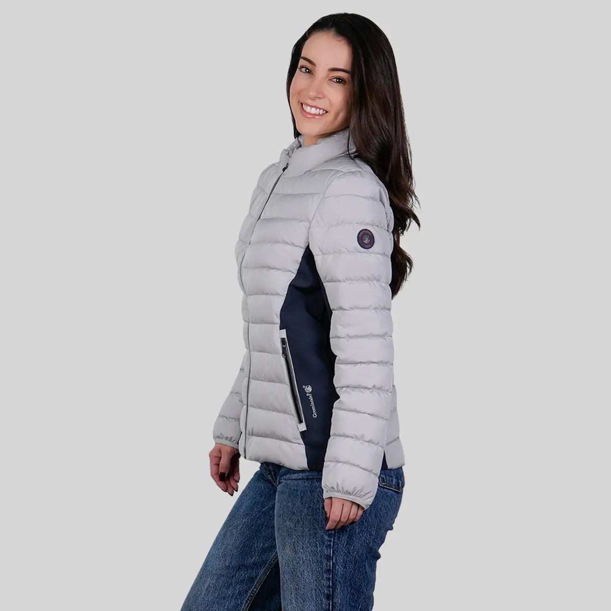 Chamarra Acolchada Capitonada para Mujer con Bolsillos y Cuello Alto | Greenlander - Greenlander
