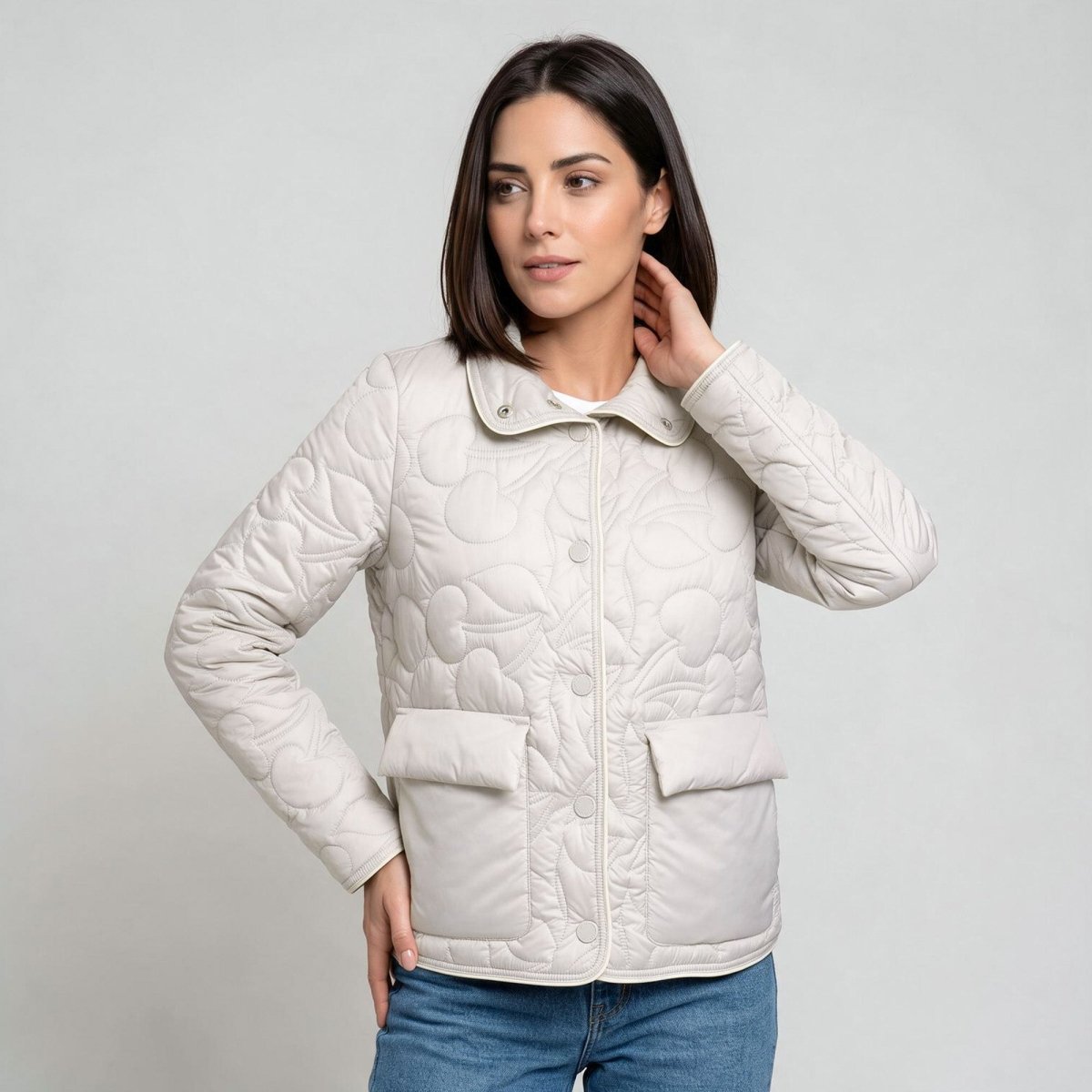 Chamarra acolchada para mujer con bolsas | Greenlander - Greenlander
