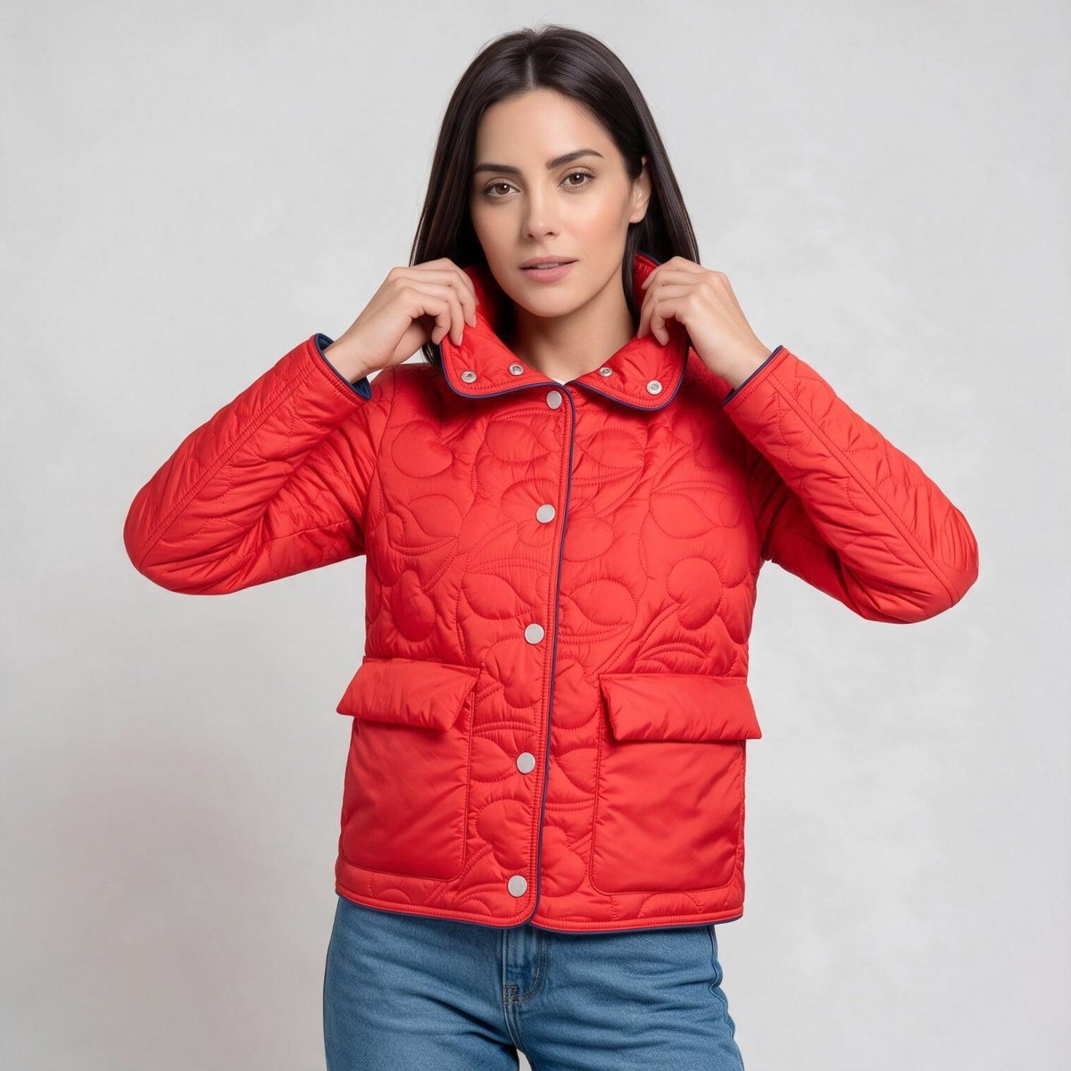 Chamarra acolchada para mujer con bolsas | Greenlander - Greenlander