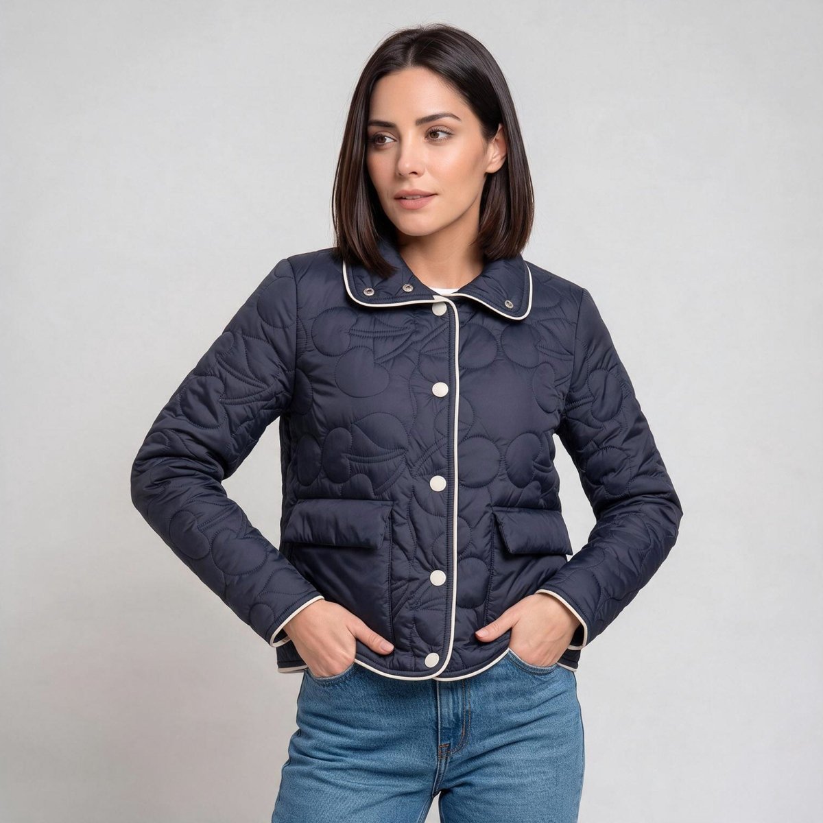 Chamarra acolchada para mujer con bolsas | Greenlander - Greenlander