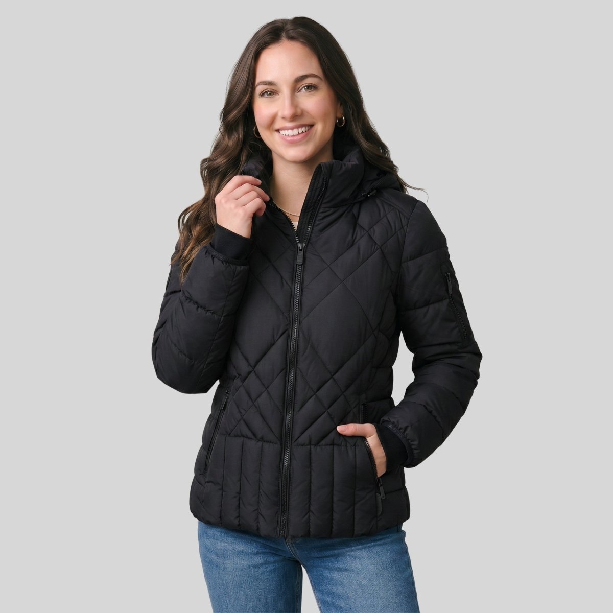 Chamarra Acolchada para Mujer con Capucha Desmontable Greenlander - Greenlander