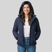 Chamarra Acolchada para Mujer con Capucha Desmontable Greenlander - Greenlander