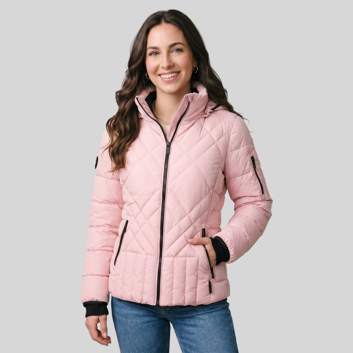 Chamarra Acolchada para Mujer con Capucha Desmontable Greenlander - Greenlander