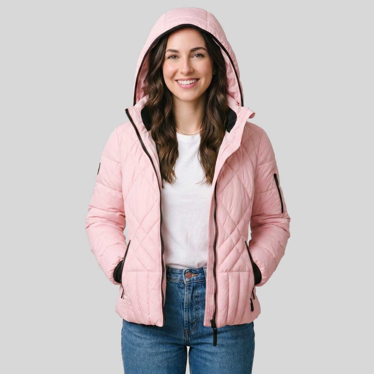 Chamarra Acolchada para Mujer con Capucha Desmontable Greenlander - Greenlander
