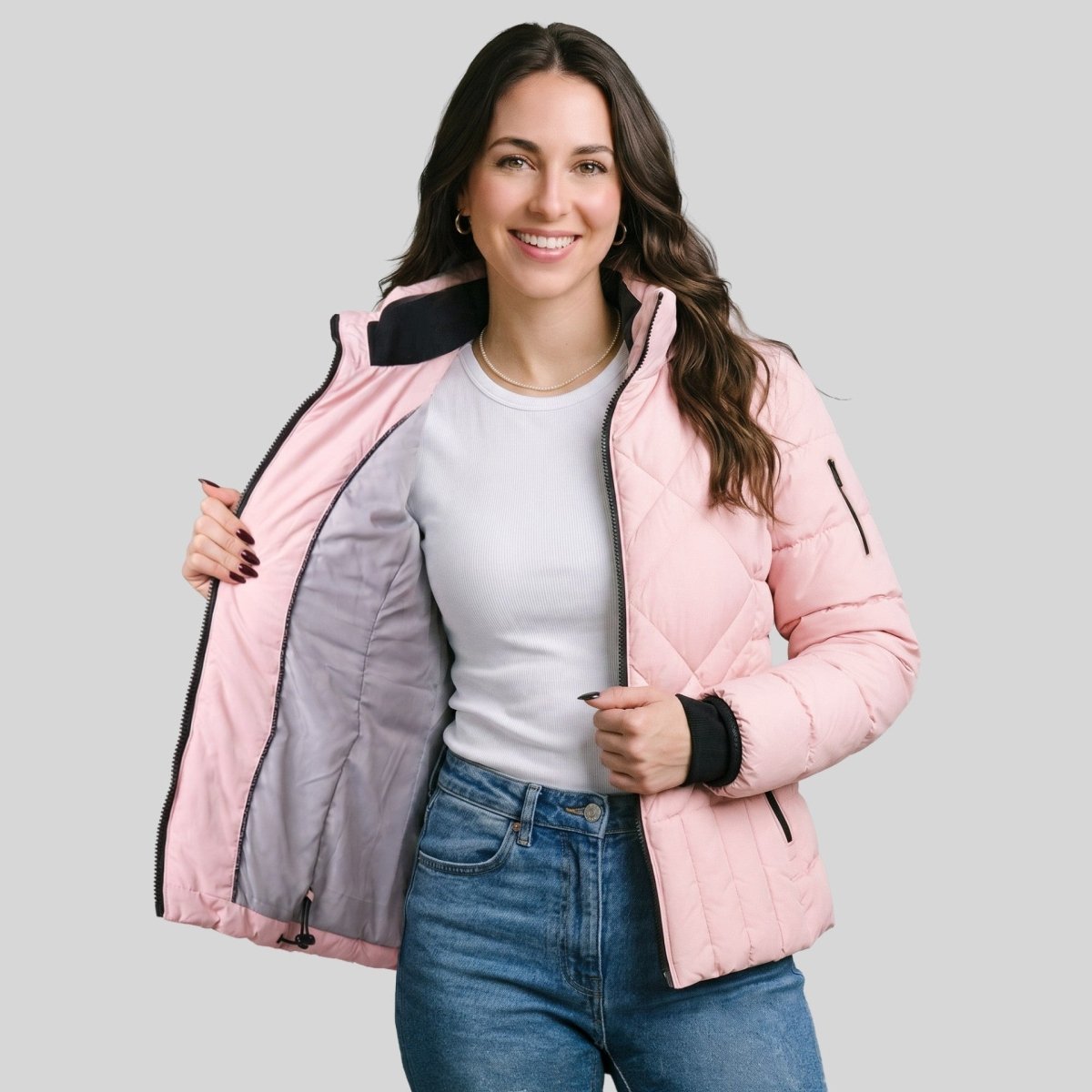 Chamarra Acolchada para Mujer con Capucha Desmontable Greenlander - Greenlander