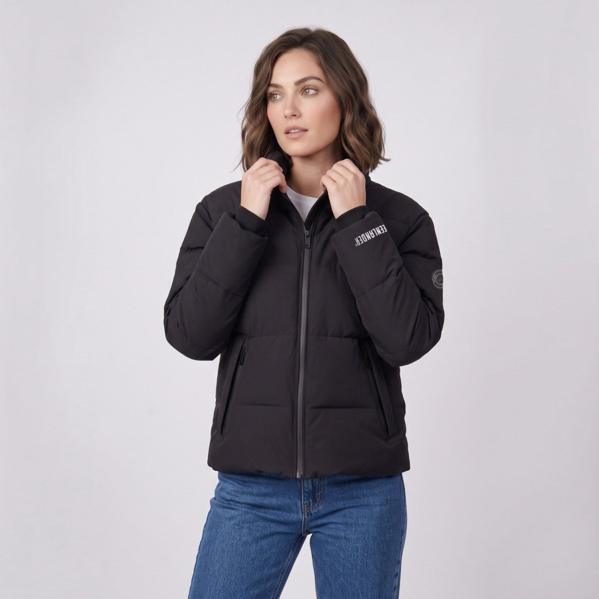 Chamarra Acolchada para Mujer con Cuello Alto y Bolsillos | Greenlander - Greenlander