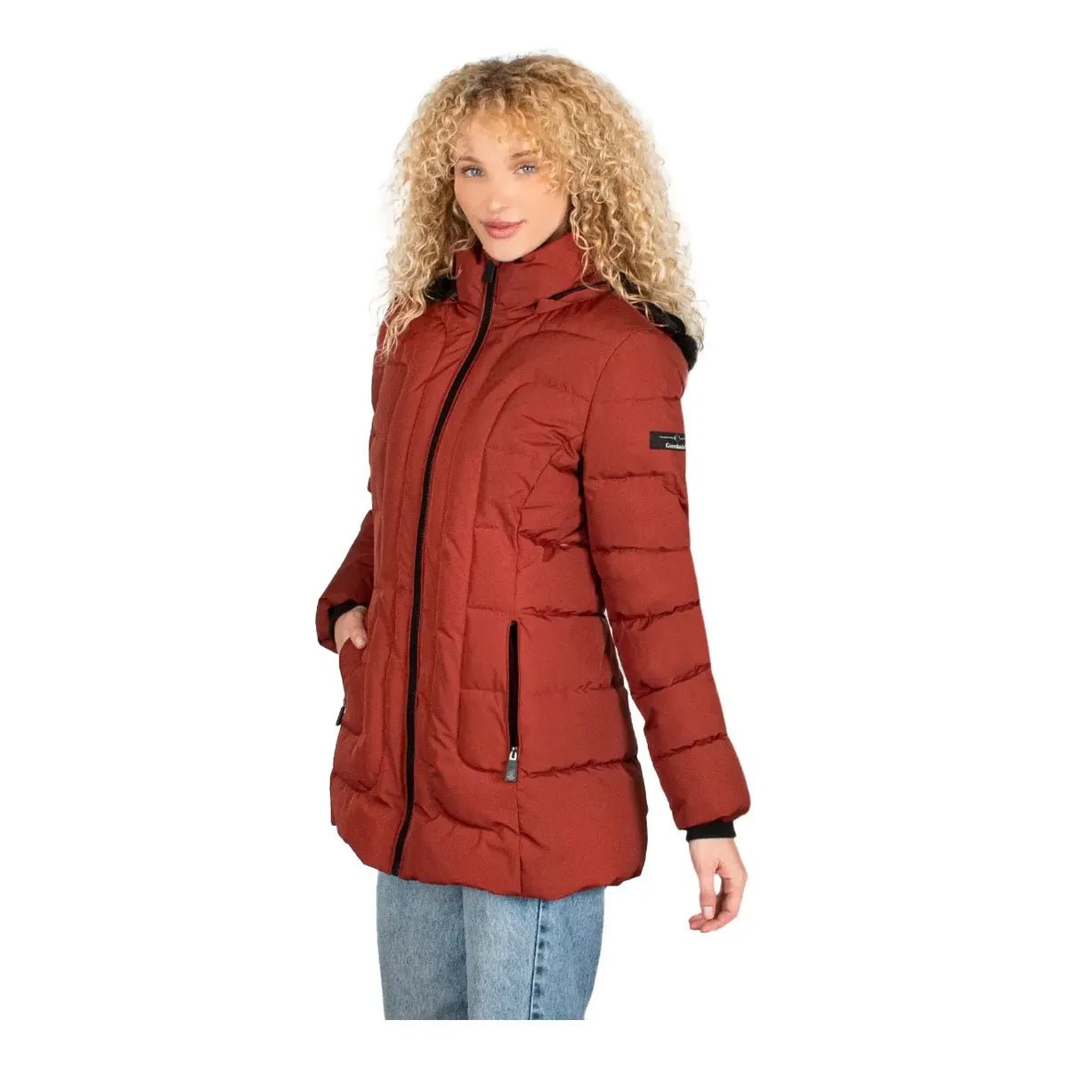 Chamarra Acolchada para Mujer con Gorro Desmontable y Forro Afelpado | Greenlander - Greenlander