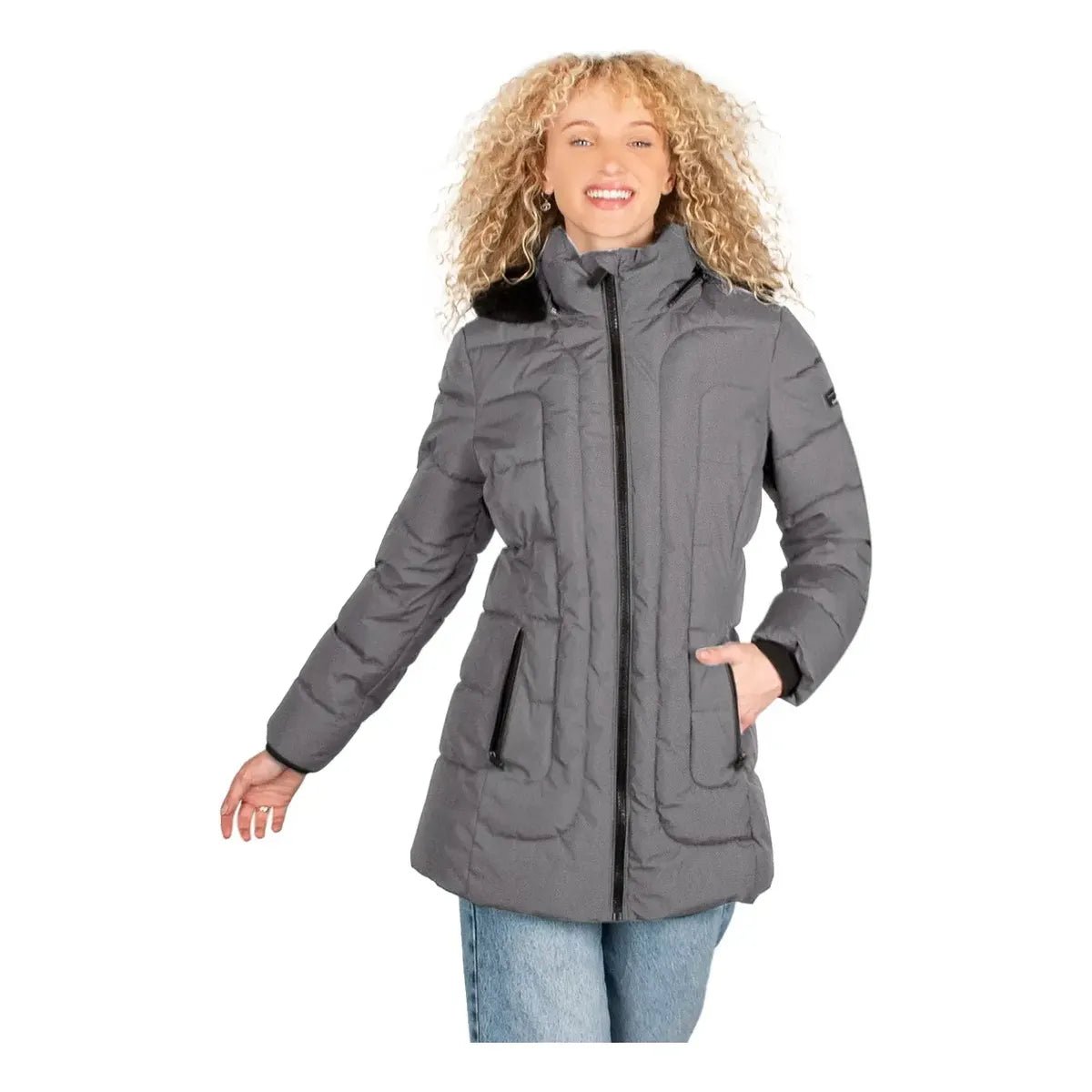 Chamarra Acolchada para Mujer con Gorro Desmontable y Forro Afelpado | Greenlander - Greenlander