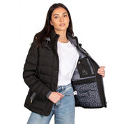 Chamarra Acolchada para Mujer con Gorro y Cuello Alto | Greenlander - Greenlander