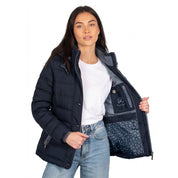Chamarra Acolchada para Mujer con Gorro y Cuello Alto | Greenlander - Greenlander