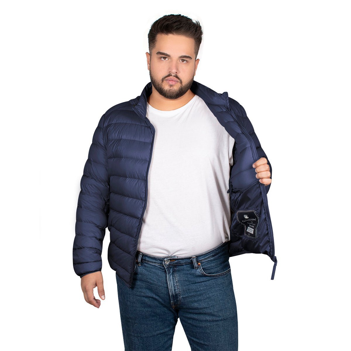 Chamarra Adventure Pluma Ligera Hombre Plus Size - The Original Greenlander