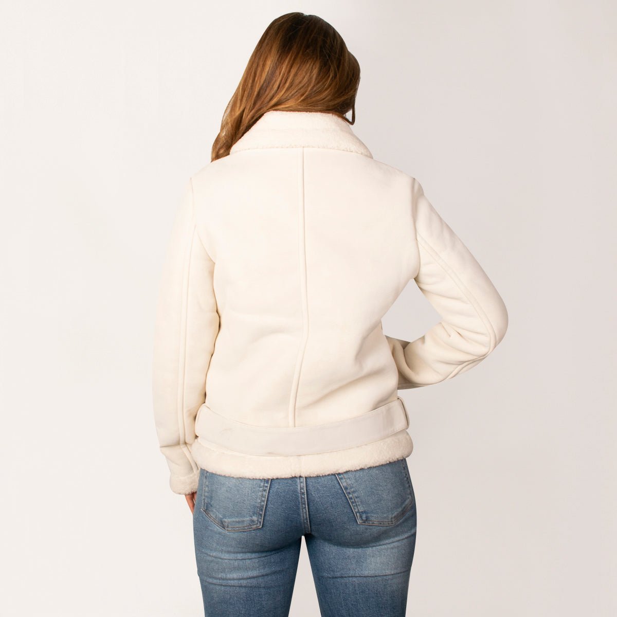 Chamarra Biker Mujer con Sherpa Greenlander - The Original Greenlander