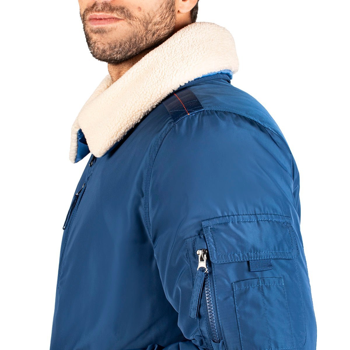 Chamarra Bomber Cuello Desmontable Hombre Greenlander - The Original Greenlander
