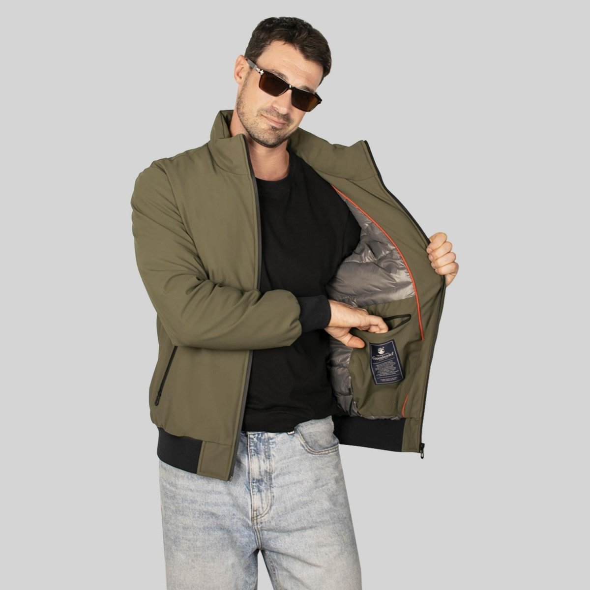 Chamarra bomber para hombre con bolsillos Greenlander - Greenlander