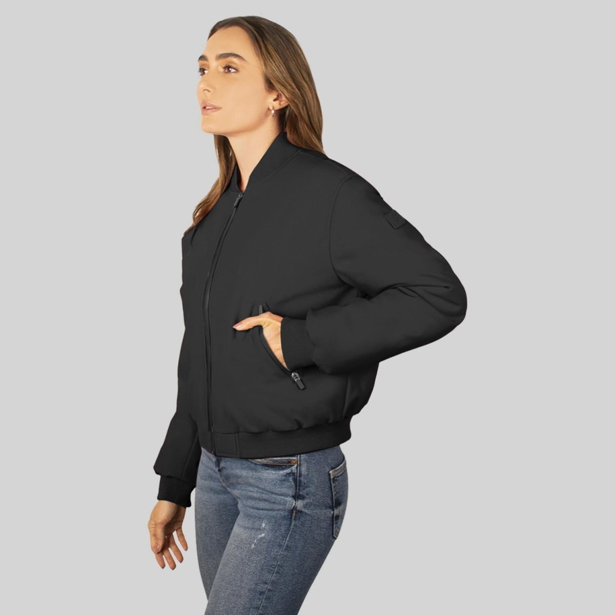 Chamarra bomber para mujer con bolsillo interior Greenlander - Greenlander