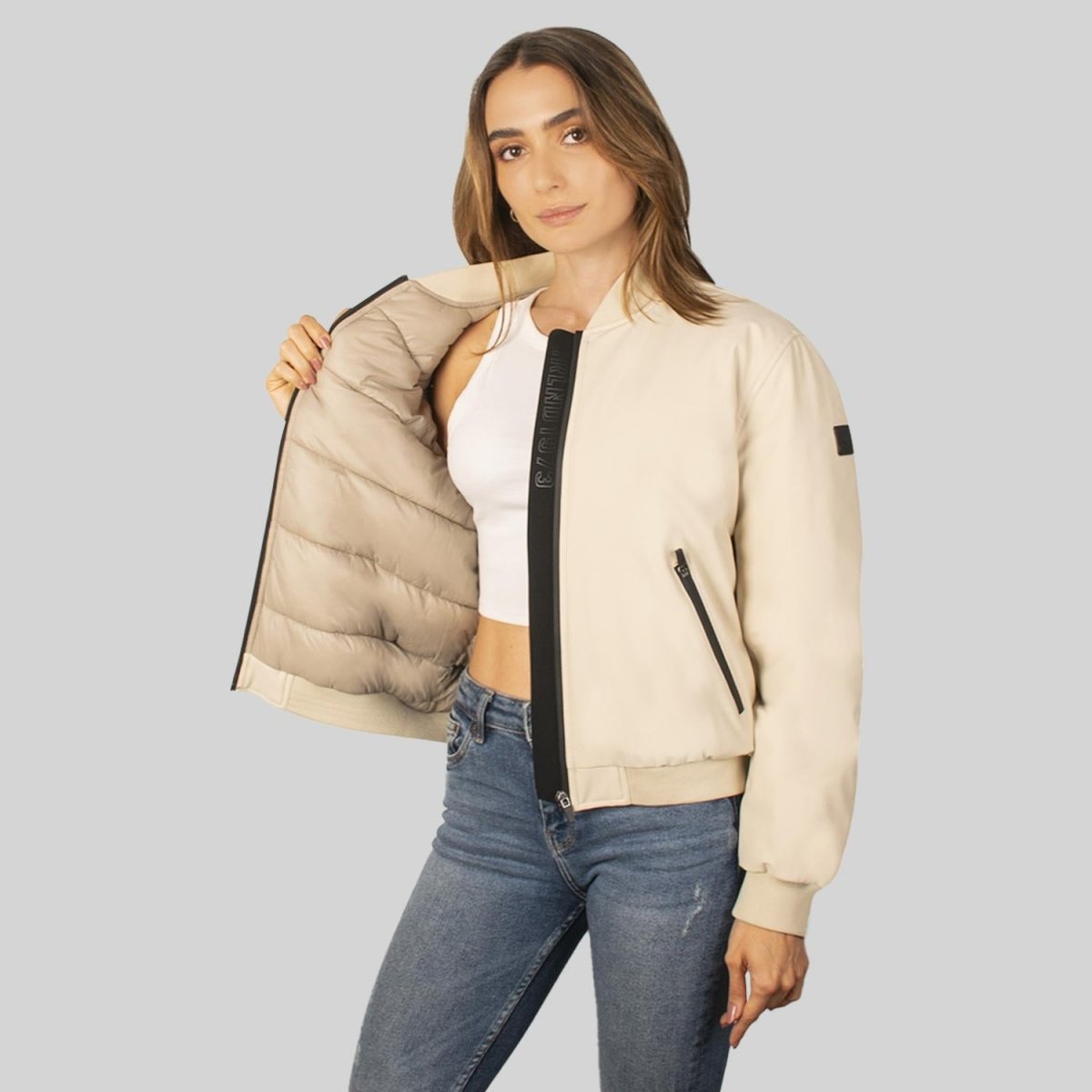 Chamarra bomber para mujer con bolsillo interior Greenlander - Greenlander