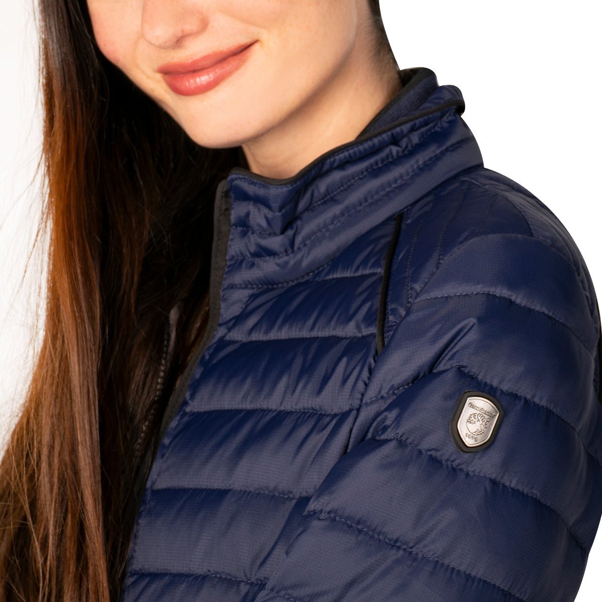 Chamarra Capitonada Con Cuello Cxtior en Bies Greenlander Mujer - The Original Greenlander