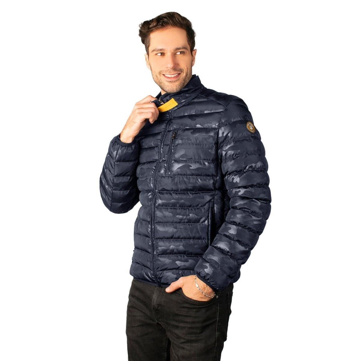Chamarra Capitonada con Forro de Peluche Greenlander Hombre - Greenlander