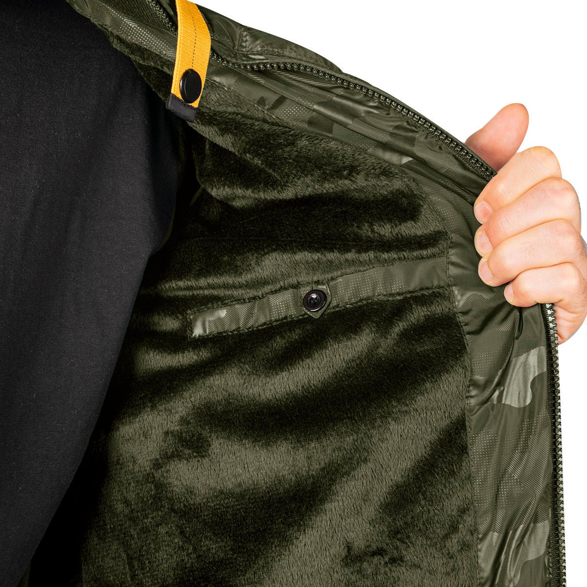 Chamarra Capitonada con Forro de Peluche Greenlander Hombre - The Original Greenlander