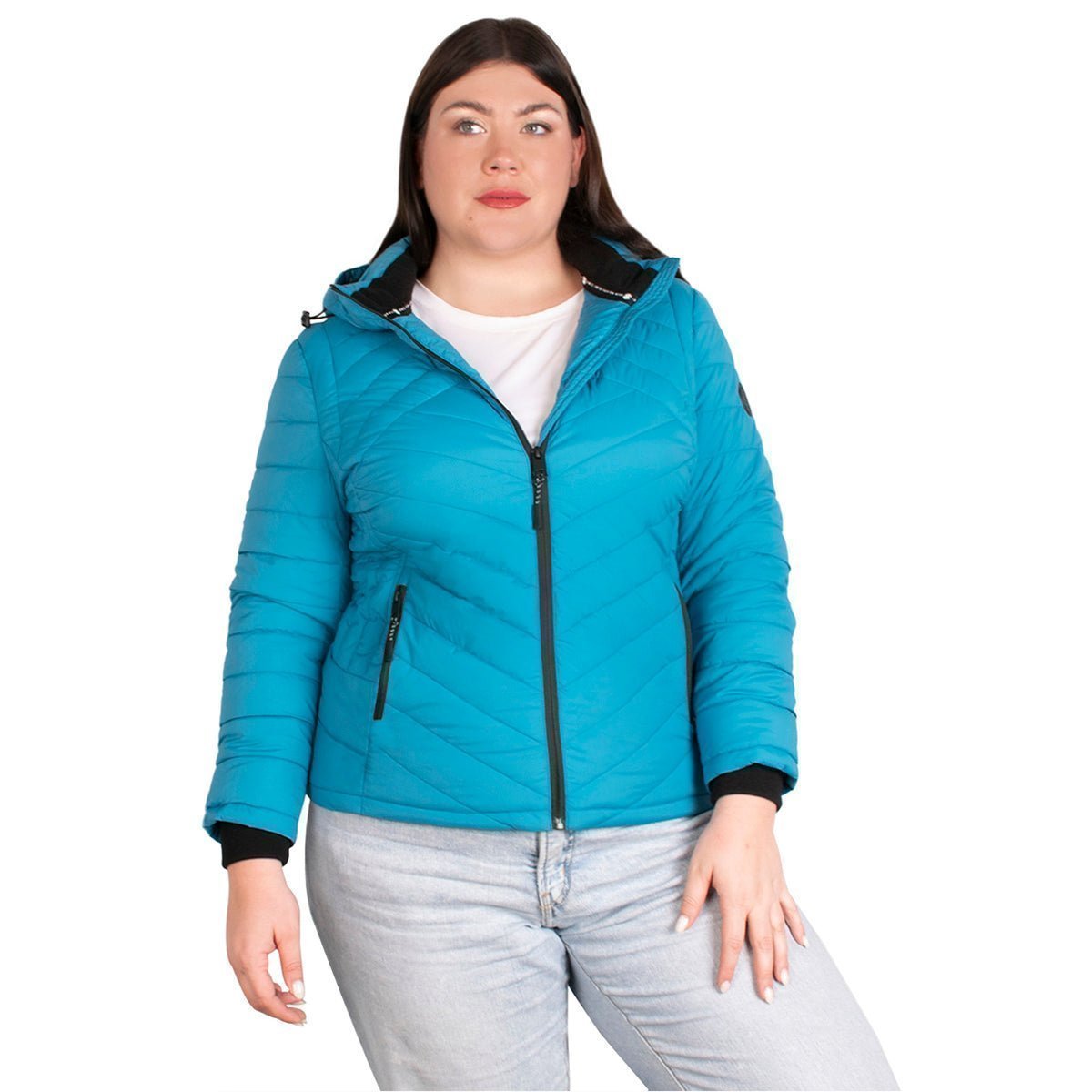 Chamarra Capitonada Con Gorro Desmontable Greenlander Mujer Plus Size - The Original Greenlander