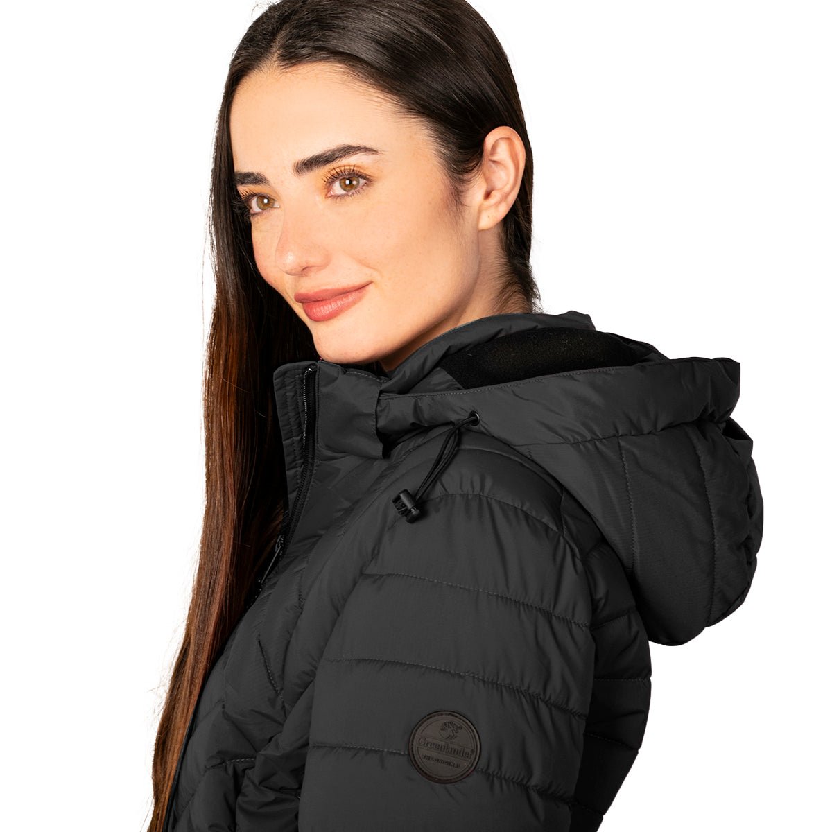 Chamarra Capitonada Con Gorro Desmontable Greenlander Mujer - The Original Greenlander