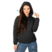 Chamarra Capitonada Con Gorro Desmontable Greenlander Mujer - The Original Greenlander