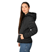 Chamarra Capitonada Con Gorro Desmontable Greenlander Mujer - The Original Greenlander