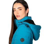 Chamarra Capitonada Con Gorro Desmontable Greenlander Mujer - The Original Greenlander