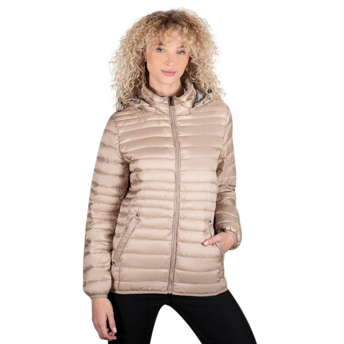 Chamarra Capitonada con Gorro Desmontable Mujer - Greenlander