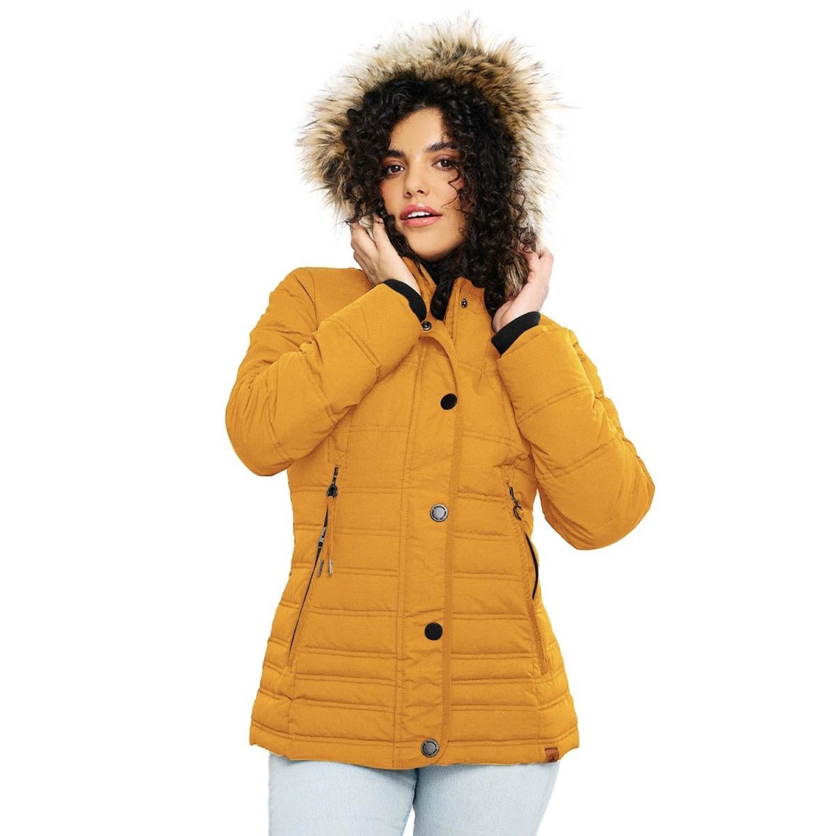 Chamarra Capitonada con Gorro Desmontable Mujer - Greenlander